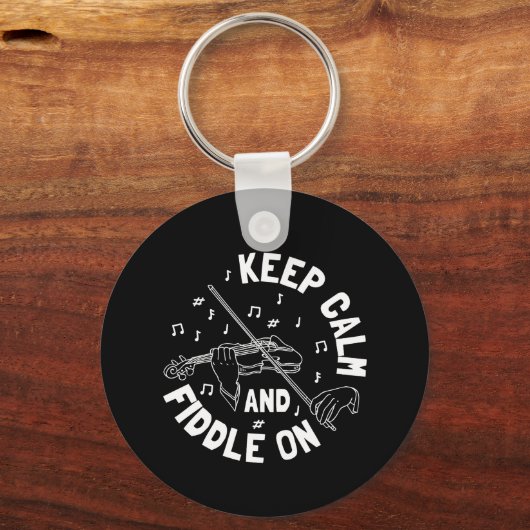 Funny Violin Violin Player Sleutelhanger (Voorkant)
