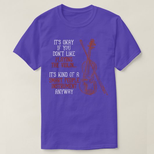 Funny Violinist Gift Violin T-shirt (Design voorkant)