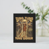 Funny Viral-Style Cartoon | Meme Aesthetic Art Briefkaart (Staand voorkant)