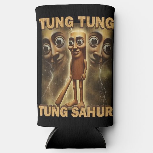 Funny Viral-Style Cartoon | Meme Aesthetic Art Seltzer Blikjeskoeler (Voorkant)