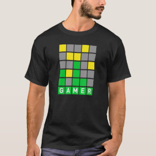 Funny Viral Word Game Daily Puzzle Gamer T-shirt