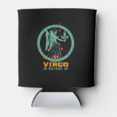 Funny Virgo Zodiac Star Sign Astrology Birthday Blikjeskoeler (Voorkant)