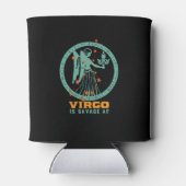 Funny Virgo Zodiac Star Sign Astrology Birthday Blikjeskoeler (Achterkant)