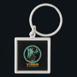 Funny Virgo Zodiac Star Sign Astrology Birthday Sleutelhanger<br><div class="desc">Virgo zodiac ster en symbool. retrospectief ontwerp voor degenen die in augustus of september zijn geboren. Koel en grappig verjaardagsfeest voor Virgo baby, koning, koningin, prinses en het leven van het feest. Ideaal voor diegenen die van constellatie, astrologie, sterrenteken en horoscoop houden. Geweldig kerstcadeau en verjaardagscadeau voor zoon, dochter, vrienden,...</div>