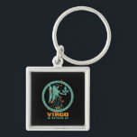 Funny Virgo Zodiac Star Sign Astrology Birthday Sleutelhanger<br><div class="desc">Virgo zodiac ster en symbool. retrospectief ontwerp voor degenen die in augustus of september zijn geboren. Koel en grappig verjaardagsfeest voor Virgo baby, koning, koningin, prinses en het leven van het feest. Ideaal voor diegenen die van constellatie, astrologie, sterrenteken en horoscoop houden. Geweldig kerstcadeau en verjaardagscadeau voor zoon, dochter, vrienden,...</div>