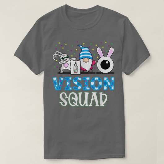 Funny Vision Squad Optometry Optometrist Bunny Eas T-shirt (Design voorkant)