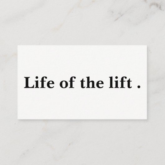 Funny visitekaartjes (Achterkant)