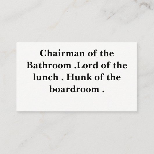 Funny visitekaartjes (Voorkant)