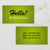 Funny - Visitekaartjes (Voorkant / Achterkant)