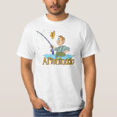 Funny Vissen Afishinado T-shirt (Voorkant)