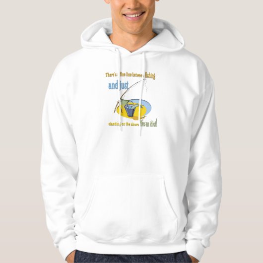 Funny Vissen Idiot Hoodie (Voorkant)