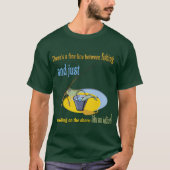 Funny Vissen Idiot T-shirt (Voorkant)