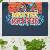 Funny Vissen Master Baiter Theedoek (Gevouwen)
