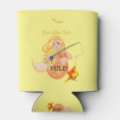 Funny Vissen Mermaid Girl Thunder_Cove Blikjeskoeler (Achterkant)