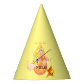 Funny Vissen Mermaid Girl Thunder_Cove Feesthoedjes (Voorkant)