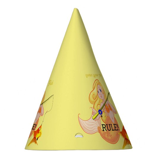 Funny Vissen Mermaid Girl Thunder_Cove Feesthoedjes (Rechts)