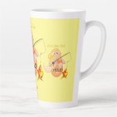 Funny Vissen Mermaid Girl Thunder_Cove Latte Mok (Rechts)