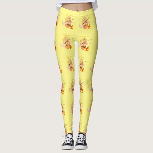 Funny Vissen Mermaid Girl Thunder_Cove Leggings (Voorkant)