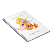 Funny Vissen Mermaid Girl Thunder_Cove Notitieboek (Rechterzijde)