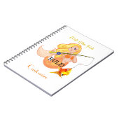 Funny Vissen Mermaid Girl Thunder_Cove Notitieboek (Linkerzijde)