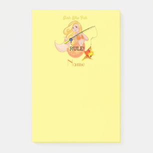 Funny Vissen Mermaid Girl Thunder_Cove Post-it® Notes