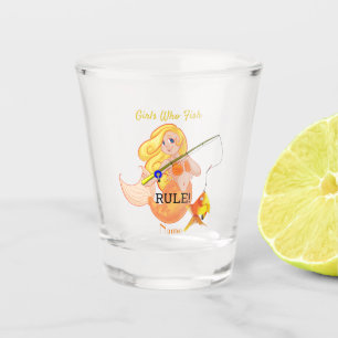 Funny Vissen Mermaid Girl Thunder_Cove Shot Glas