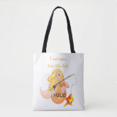 Funny Vissen Mermaid Girl Thunder_Cove Tote Bag (Voorkant)