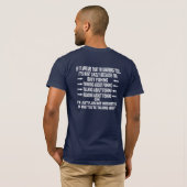 FUNNY VISSEN OBSESSIE T-SHIRT (Achterkant volledig)