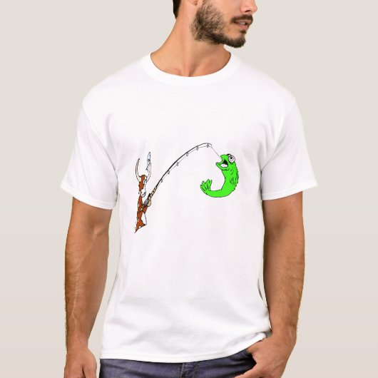 Funny Vissen T T-shirt (Voorkant)