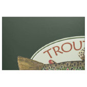 Funny Vissen TROUT BUM Stof (Fat Quarter)