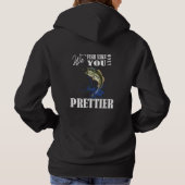 Funny Vissen Women Hoodie (Achterkant)