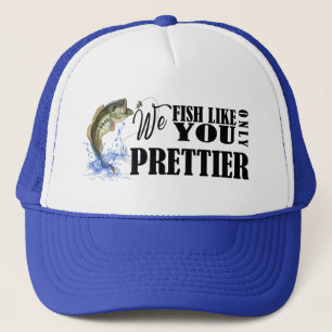 Funny Vissen Women Trucker Hat Pet