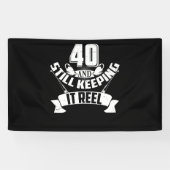 Funny Vist 40th Birthday Gift Fisherman 40 Year Spandoek