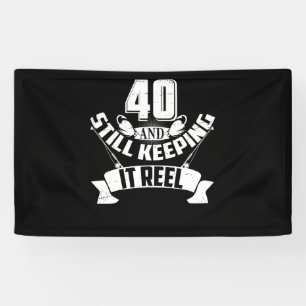 Funny Vist 40th Birthday Gift Fisherman 40 Year Spandoek