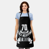 Funny Vist 70th Birthday Gift Fisherman 70 Year Schort (Gedragen)