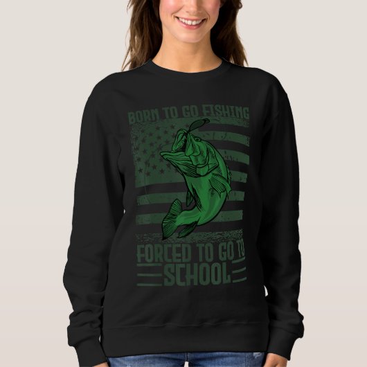 Funny Vist Apparel Fisherman Bays Ki Trui (Voorkant)