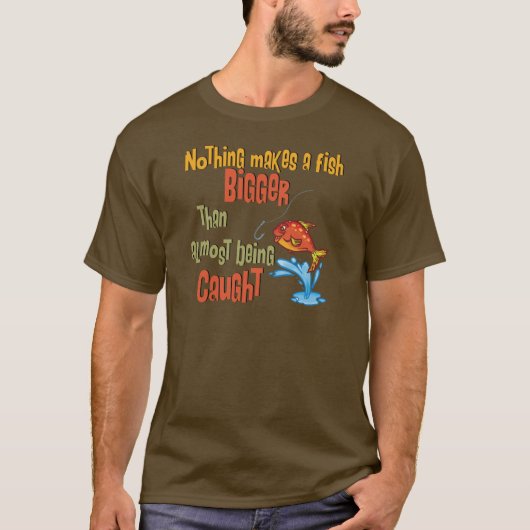 Funny Vist - Bijna opgelet T-shirt (Voorkant)