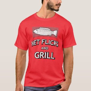 Funny Vist Cast Net Fish Joke Parody T-shirt