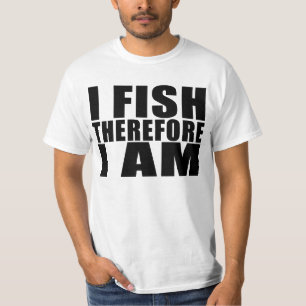 Funny Vist Citaten Jokes I Fish Ik ben daarom T-shirt