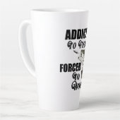 Funny Vist Citaten werken Largemouth Bass Latte Mok (Linkerhoek)