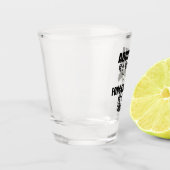 Funny Vist Citaten werken Largemouth Bass Shot Glas (Links)