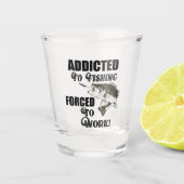 Funny Vist Citaten werken Largemouth Bass Shot Glas (Voorkant)