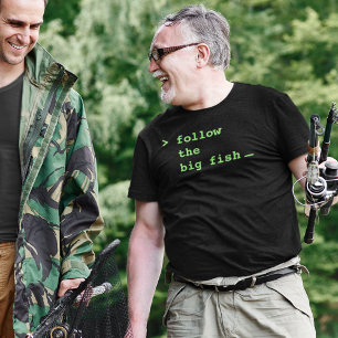 Funny Vist de grote visser T-shirt