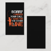 Funny Vist Father Angler Retirement Fisherman Visitekaartje (Voorkant / Achterkant)