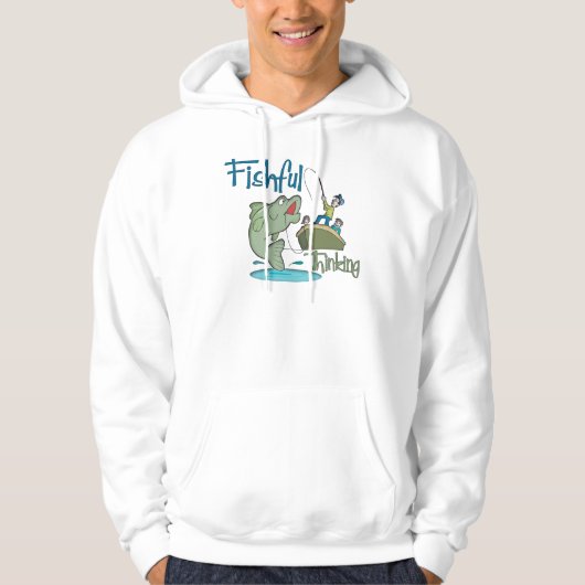 Funny Vist - Fishful Thinking Hoodie (Voorkant)