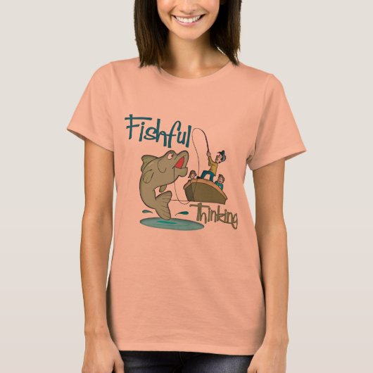 Funny Vist - Fishful Thinking T-shirt (Voorkant)