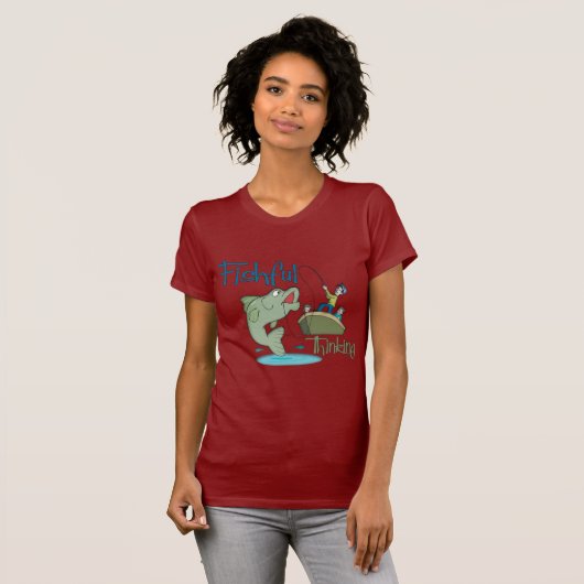 Funny Vist - Fishful Thinking T-shirt (Voorkant volledig)