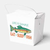 Funny Vist Gezegde Bedankdoosjes (Achterkant)