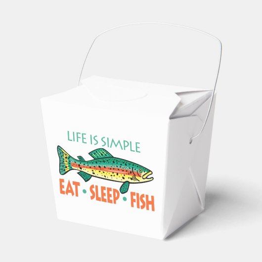 Funny Vist Gezegde Bedankdoosjes (Voorkant Zijde)