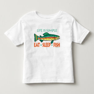 Funny Vist Gezegde Kinder Shirts